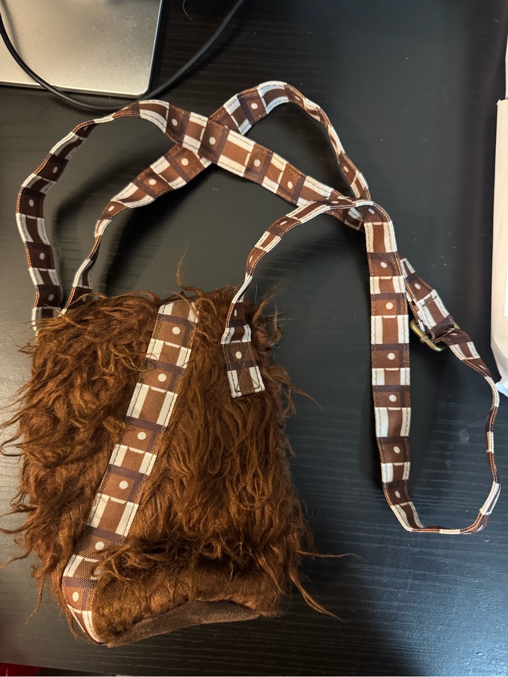 Disneyland Star Wars Chewbacca shoulder water bottle shoulder strap
